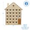 Wooden Advent Calendar, DIY Preassembled, Empty Drawers | Woodpeckers